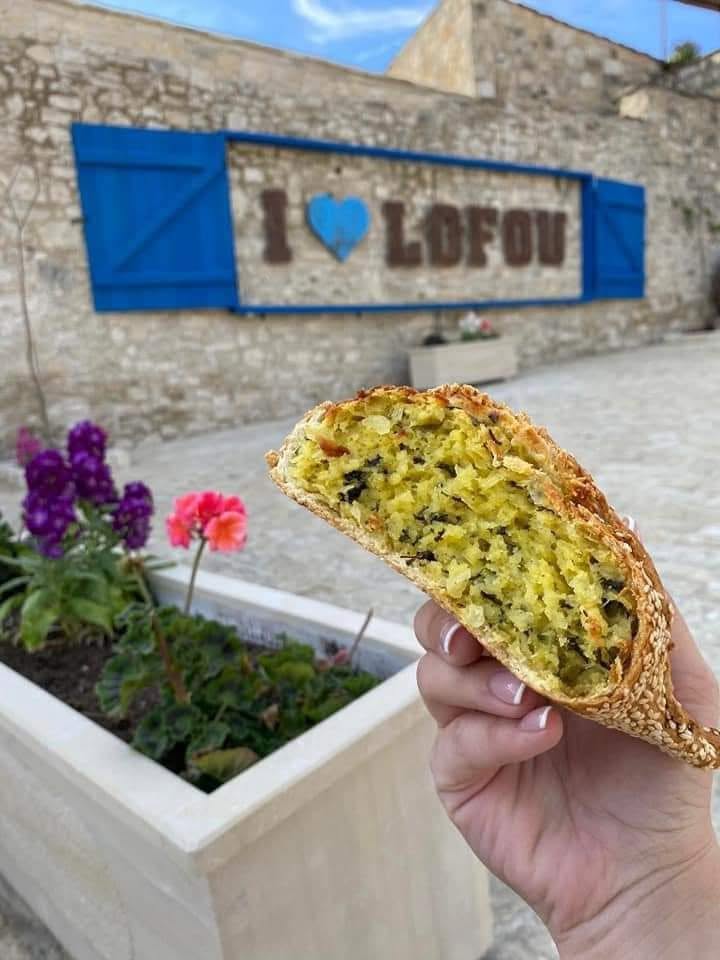 Traditional cypriot Flaounes