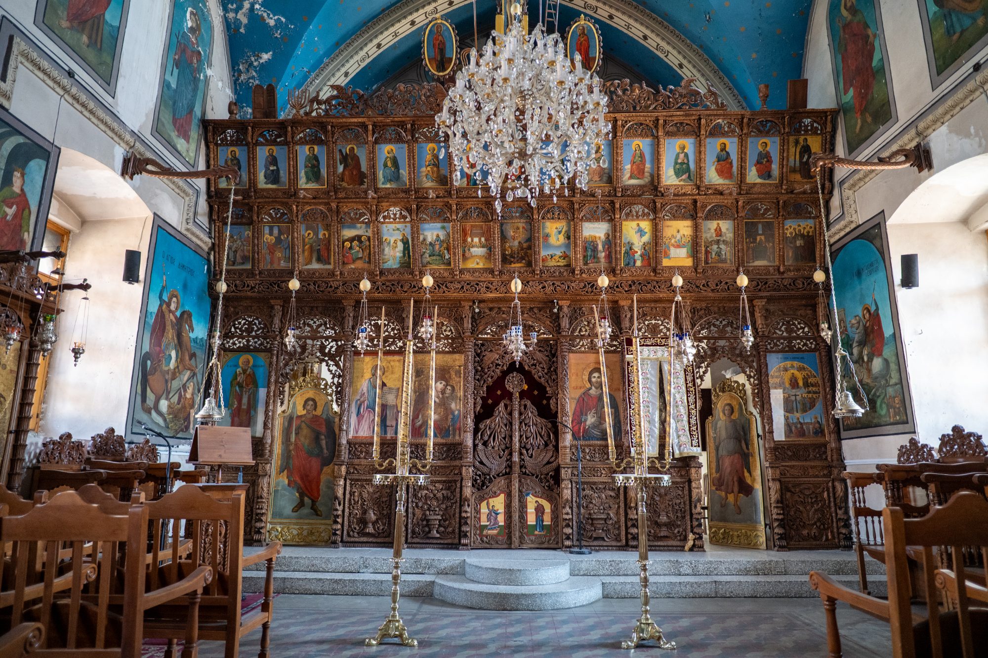 Church of Timios Prodromos inside